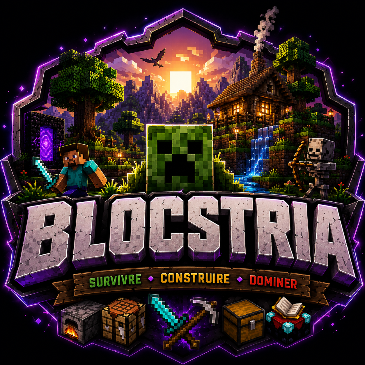 Univers Minecraft de Bloxstria